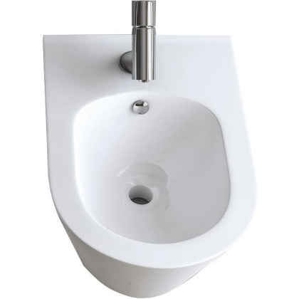 Биде подвесное безободковое Creto Logan L3 белое 1003-003-L3W