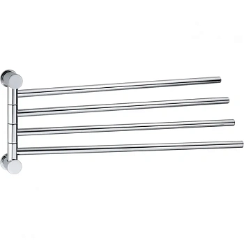 K-1034GUN METAL Держатель полотенец четверной