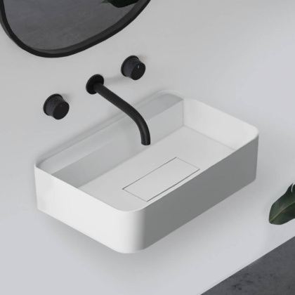 Раковина подвесная ABBER Stein AS2626 белая матовая Раковина подвесная ABBER Stein AS2626 белая матовая