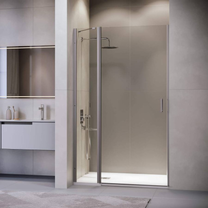 Душевая дверь 110*195 RGW LE-004-Gr Серый/Прозрачное/6 мм