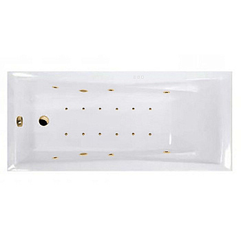 Ванна EXCELLENT Palace 170x75 "RELAX" (золото)