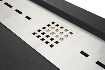 Душевой поддон Creto Scala 140x80 прямоугольный, черный