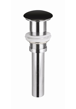 Донный клапан без перелива с керамической накладкой с системой "Click-Clack"