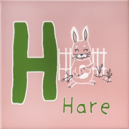 Декор OS\A236\5184 Зоопарк H розовый (20см*20см*6,9мм) (10шт/0,4м2) , шт