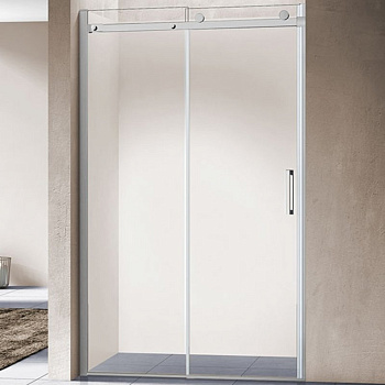 Душевая дверь Como VPS-1C130CL, 1300, хром, стекло прозрачное