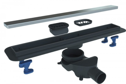 BB-LD-LUCE-90-NERO Душевой лоток BELBAGNO LUCE 90 см Исполнение: Черный матовый 