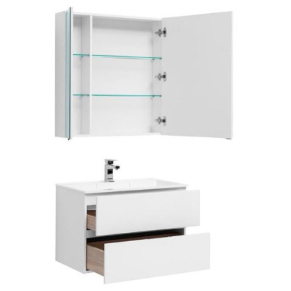 Мебель для ванной Aquanet Алвита 80 белый