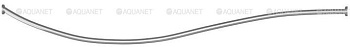 Карниз для ванны Aquanet Borneo полукруглый 170х75х90 Карниз для ванны Aquanet Borneo полукруглый 170х75х90