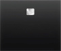 Акриловый душевой поддон Riho Basel 404 120x80 черный матовый, накладка хром DC141700000000S