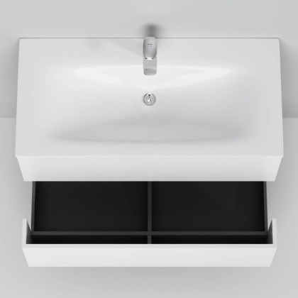 M70AWCC1002WG SPIRIT 2.0, Раковина мебельная, керамическая, 100 см, встроенная, цвет: Белый, глянец M70AWCC1002WG SPIRIT 2.0, Раковина мебельная, керамическая, 100 см, встроенная, цвет: Белый, глянец