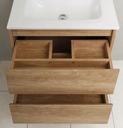 Тумба с раковиной подвесная BelBagno KRAFT 60 Rovere Galifax Bianco, раковина белая Тумба с раковиной подвесная BelBagno KRAFT 60 Rovere Galifax Bianco, раковина белая