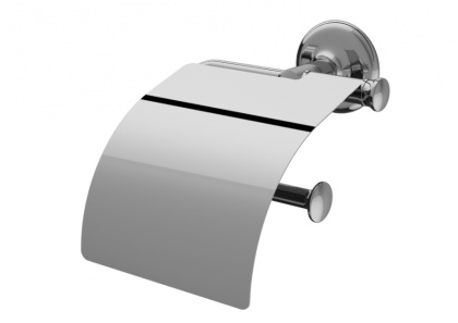 Держатель для туалетной бумаги Like с крышкой, 5,5х12,8х17,5 см, хром, A80341500