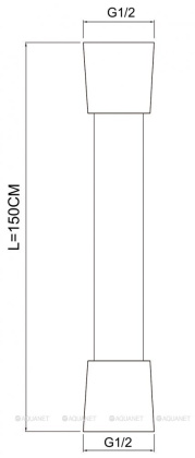 Шланг для душа Aquanet AF000-05B