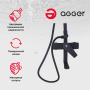 Душевая стойка Agger Brilliant A0394444 черная