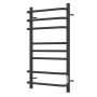 Полотенцесушитель электрический Point Сатурн PN90858B П8 500x800 диммер справа, черный Полотенцесушитель электрический Point Сатурн PN90858B П8 500x800 диммер справа, черный
