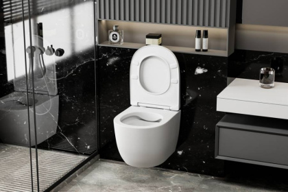 Подвесной унитаз Abber Bequem AC1100MW белый матовый с микролифтом