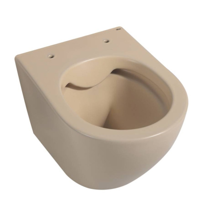 Подвесной унитаз Abber Bequem AC1100MBB бежевый матовый с микролифтом