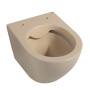 Подвесной унитаз Abber Bequem AC1100MBB бежевый матовый с микролифтом