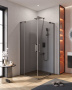 Душевой уголок Cezares Slider 100x110 SLIDER-AH-2-90/100-100/110-C-Cr профиль Хром стекло прозрачное