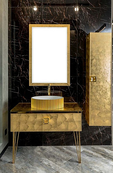 Консоль LUCIDO 80 см Поталь GoldFoil 770-080-Foil Boheme