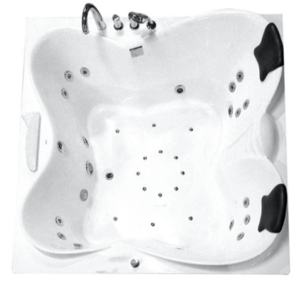 Акриловая ванна Gemy 187х187 G9089 O R Акриловая ванна Gemy 187х187 G9089 O R