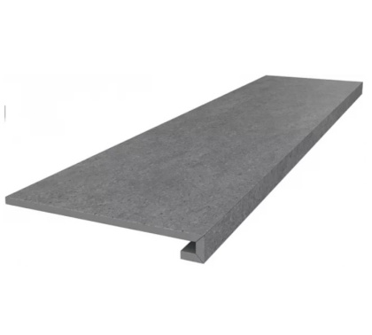 Ступень клееная Фондамента серый темный 33x119,5x0,9