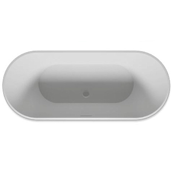 Овальная ванна из искусственного камня Riho Barcelona 170х70 белая BS0500500000000 Овальная ванна из искусственного камня Riho Barcelona 170х70 белая BS0500500000000
