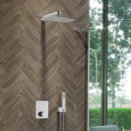 Термостатическая душевая система скрытого монтажа EXCELLENT Krotos AREX.SET.8045CR (хром) Термостатическая душевая система скрытого монтажа EXCELLENT Krotos AREX.SET.8045CR (хром)