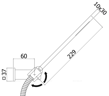 Душевой гарнитур Paffoni Level ZDUP059CR Душевой гарнитур Paffoni Level ZDUP059CR
