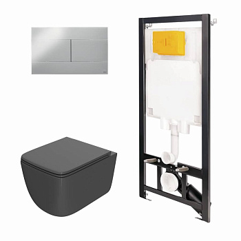 Сет: Инстал.OLI 80 ECO +панель Slim хр. гл., OLI+Унитаз Point Меркурий, т.серый Сет: Инстал.OLI 80 ECO +панель Slim хр. гл., OLI+Унитаз Point Меркурий, т.серый