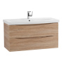 Тумба с раковиной подвесная BelBagno MARINO-CER 90 Rovere Nature Grigio, раковина белая Тумба с раковиной подвесная BelBagno MARINO-CER 90 Rovere Nature Grigio, раковина белая