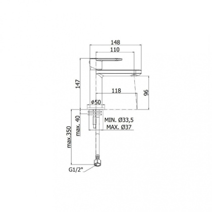 Смеситель для раковины Paffoni Candy CA071HCR