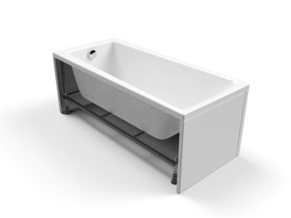 Ванна акриловая прямоугольная Cersanit LORENA 160x70, ультра белый