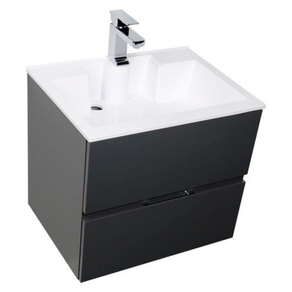 Мебель для ванной Aquanet Алвита 60 серый антрацит