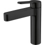 DELTA Смеситель для раковины без донного клапана, чёрный матовый, DEL-LVM-NERO DELTA Смеситель для раковины без донного клапана, чёрный матовый, DEL-LVM-NERO