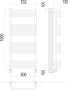 Полотенцесушитель Terminus Стандарт П20 500х1000