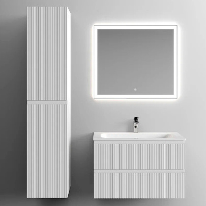 Тумба подвесная SANCOS Snob T 790х445х500, c двумя ящиками оснащенными доводчиками, Bianco, арт.SNT80W