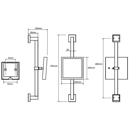 Косметическое зеркало с подсветкой