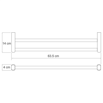 Berkel K-6840 Держатель полотенец двойной