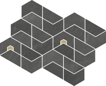 Мозаика 620110000180 Континуум Петрол 38,2см*31,1см*9мм (1уп/10шт/)Джуэл, шт