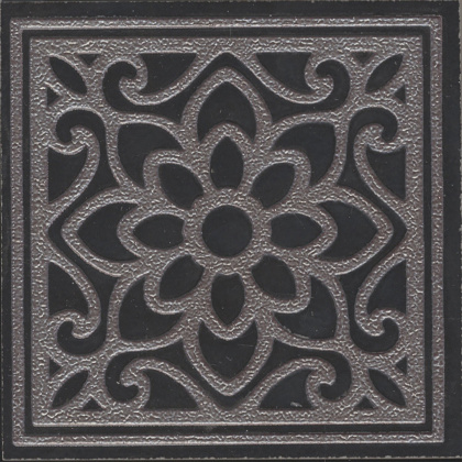 Вставка Тьеполо 4 матовый обрезной 9,6x9,6x0,9