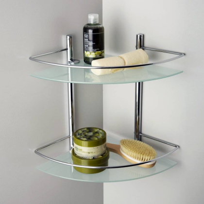 K-3122 Полка стеклянная двойная