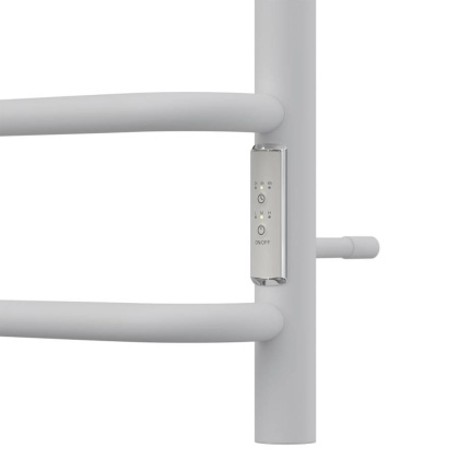 Полотенцесушитель электрический Point Сатурн PN90858W П8 500x800 диммер справа, белый Полотенцесушитель электрический Point Сатурн PN90858W П8 500x800 диммер справа, белый