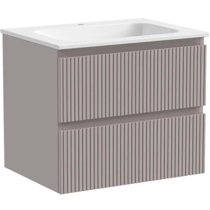 Тумба подвесная SANCOS Snob T 590х445х500, c двумя ящиками оснащенными доводчиками, Doha Soft, арт.SNT60SM