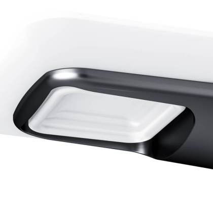 A50A34222 Inspire V2.0, Стеклянная мыльница с настенным держателем, черный, шт A50A34222 Inspire V2.0, Стеклянная мыльница с настенным держателем, черный, шт