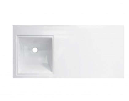 Тумба подвесная под умывальник Dallas Luxe 1050х482 правосторонняя 1 ящик (ШхГхВ) 1042х476х430