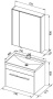 Мебель для ванной Aquanet Августа 75 белый (раковина Нота)