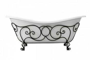 Кованая подставка для ванны "Бостон" (патина)