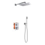 Душевой комплект VSFW-102TCH термостатический встраиваемый, двухрежимный, хром