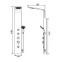 Душевая панель RGW Shower Panels SP-06 21140106-10 Матовый хром Душевая панель RGW Shower Panels SP-06 21140106-10 Матовый хром